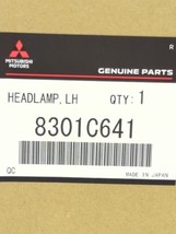 New OEM Genuine Mitsubishi Xenon Headlight 2011-2019 ASX with ballast 8301C641 - £270.63 GBP