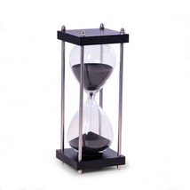 Bey Berk 30 Minute Hourglass, Wood Sand Timer - £42.17 GBP