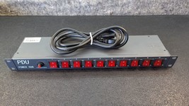 1U PDU Horizontal Rackmount Power Strip - Surge Protector 10 Outlet/LED ... - $24.99