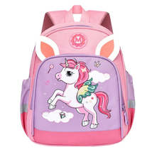 Children Cute Cartoon Shoulder Bag Kindergarten Schoolbag Casual Versatile Backp - £8.69 GBP