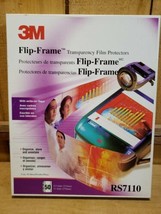 3M Flip Frame Transparency Film Protectors 54 Pieces With Write on Flaps... - $23.24