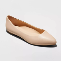 A New Day™ ~ Women&#39;s Size 9 ~ Kora ~ Taupe Colored ~ Pointed Toe ~ Balle... - £20.60 GBP