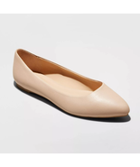 A New Day™ ~ Women&#39;s Size 9 ~ Kora ~ Taupe Colored ~ Pointed Toe ~ Balle... - £20.92 GBP