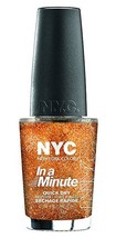 N.Y.C. New York Color In A Ny Color Minute Nail Polish, Fashion Queen, .66 Fluid - £2.45 GBP