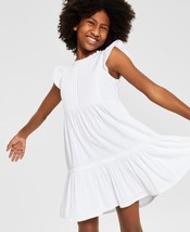 $40 Charter Club Mommy &amp; Me Girls Flutter-Sleeve Crinkled Dress Size 2T - £6.36 GBP