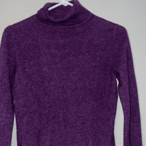 Apt.9 100% cashmere purple turtleneck sweater - £16.88 GBP