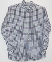 Peter Millar Blue/Green/Purple Checks Men&#39;s Long Sleeve Button Down Shirt Large - £25.92 GBP