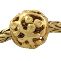 Authentic Trollbeads 18k Gold Unity Charm 21266, New - £454.57 GBP