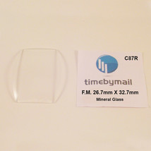 For FRANCK MULLER Watch 32.7mm X 26.7mm X 1.2mm Glass Crystal New Part C87R - $37.77