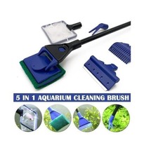 Complete 5 In 1 Aquarium Cleaning Kit with 4 Tools Fish Tank Maintenance... - £14.04 GBP