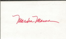 Marsha Mason Signed 3x5 Index Card Goodbye Girl - £15.57 GBP