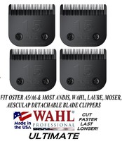 4-WAHL ULTIMATE COMPETITION 15 BLADE*Pet Grooming Fit Many Oster,Andis C... - £127.59 GBP