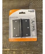 National Hardware N241-190, 3-1/2&quot; Removable Pin Hinge, Satin Black Finish - $12.32 CAD