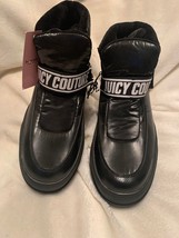 NWT Juicy Couture Veronica Women&#39;s Puffer Black Winter Boots Size 10 - £37.89 GBP