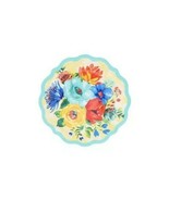 Four (4) Pioneer Woman ~ DELANEY ~ Green ~ 8.7&quot; Dia. ~ Melamine ~ Salad ... - $40.00