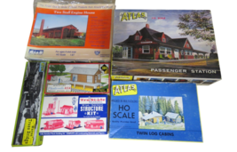 Vintage HO Scale Structure Lot – Atlas, Plasticville, IHC, Tru-Scale - C... - $98.95