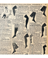 1901 Panty Hose Stockings Reproduction Advertisement Sears Fashion DWV12C - $35.05 CAD
