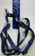 YOULY The Classic Dark Blue Webbed Nylon Dog Harness, Medium/ Large - £13.30 GBP