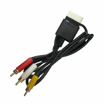 GENUINE Microsoft X821376-002 Xbox 360 Composite A/V Game Cable Adapter RCA - £7.50 GBP