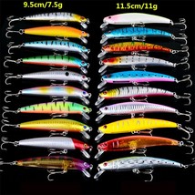 New Arrival 2021 20pcs/lot fishing lure Mixed 2 models or 20 color Minnow lure f - £84.00 GBP
