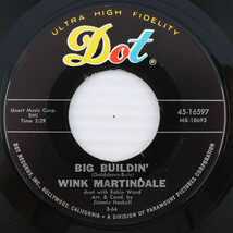 Wink Martindale - Big Buildin&#39; / Why Don&#39;t They Understand 45rpm Record ... - $13.32