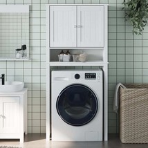  Washing Machine Cabinet White Solid pine wood Standard - $4,098.84 MXN