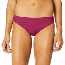 $49 La Blanca Standard Island Goddess Solid Bikini Bottom Red Size 10 NWOT - £8.30 GBP