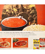 1959 Chef Boy-Ar-Dee Spaghetti Sauce Advertisement Canned Foods Vintage ... - €25,85 EUR