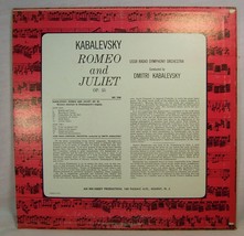 Dmitri Kabalevsky Romeo And Juliet Op. 55 Ussr Radio Symphony Orchestra Lp - £17.68 GBP