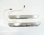 Mercedes W205 C63 C300 trim set, illuminated door step sill scuff plate ... - $158.94