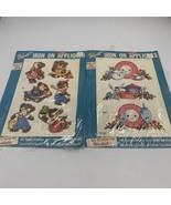 Vogart Iron On Fabric Appliques Near Anthropomorphic Dishes Mid Century - €18,69 EUR