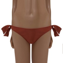 La Perla women&#39;s tie side bikini bottom swimsuit in Orange - size 46/10 - £25.08 GBP