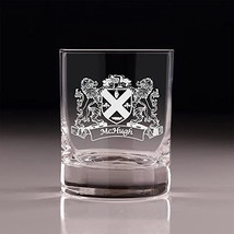 McHugh Irish Coat of Arms Old Fashioned Tumblers - Set of 4 - £54.00 GBP