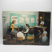 Vintage School Helpers Singer Society For Visual Education Print 11x14 - £13.58 GBP
