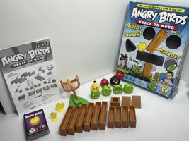 Angry Birds Knock on Wood Game by Mattel (2010) Missing 1 Pc &amp; without B... - £12.69 GBP