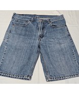 Levis 505 Denim Jean Shorts Regular Fit 5 Pocket 10&quot; Inseam Men&#39;s Size W33 - €11,40 EUR