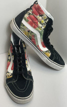 VANS Off The Wall High Top Hawaiian Floral Sneakers Mens 9.5 Women’s 11 Shoes - £17.36 GBP
