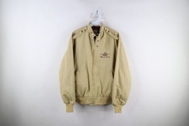 Vtg 80s Streetwear Mens Medium Lined Mauch Farms Cafe Racer Bomber Jacket USA - £40.88 GBP