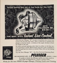 1958 Print Ad Pflueger Model 88 Fishing Reels Enterprise Mfg Akron,Ohio - £10.84 GBP