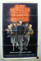 SHARKY&#39;S MACHINE 1981 Burt Reynolds, Charles Durning, Brian Keith-One Sheet - £27.60 GBP