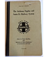 1963 Atchison Topeka &amp; Santa Fe, form 2501-A,  Safety Rules for Train Ha... - $19.69 CAD
