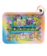 1x Tray Ooze Medium Metal Durable Smoking Rolling Tray | Oozeville Design - £13.40 GBP