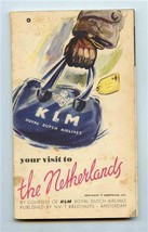 KLM Your Visit to The Netherlands Booklet 1950&#39;s KLM Royal Dutch Airlines  - £37.98 GBP
