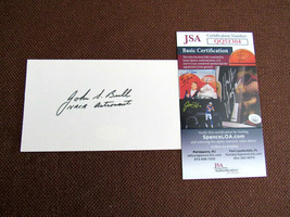 John S. Bull 1966 Group 5 Nasa Astronaut Signed Auto Vintage Index Card Jsa Gem - £93.95 GBP