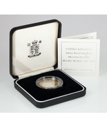 1999 Great Britain Silver Two Pound Proof Piedfort Coin, Rugby World Cup - €111,79 EUR