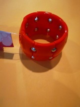 Red Stretchy Fashion Bracelet - £7.32 GBP