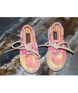 Sperry Top Sider Pink/Yellow/White Bahama Shoes Size 6 M Toddler/Girl&#39;s - $16.74