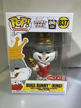 Funko Pop Bugs Bunny King Target Exclusive Looney Tunes #837 W/ Protector - £6.76 GBP