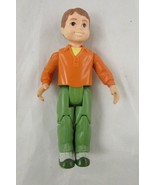 Fisher Price Loving Family Boy Brother Orange Shirt Green Pants 4 Inch 2... - $12.95