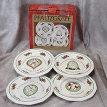 Pfaltzgraff Christmas Heritage 8&quot; Twelve Days Xmas Salad Plates 1-4 Dinner - £38.26 GBP